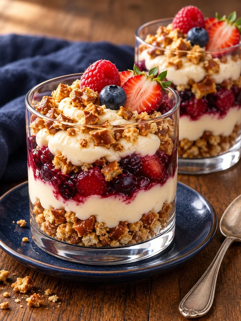 Berry Cheesecake Cups