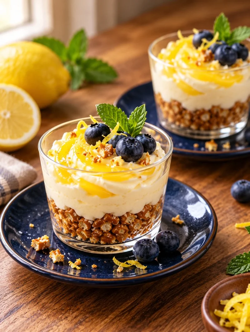 Lemon Cheesecake Cups
