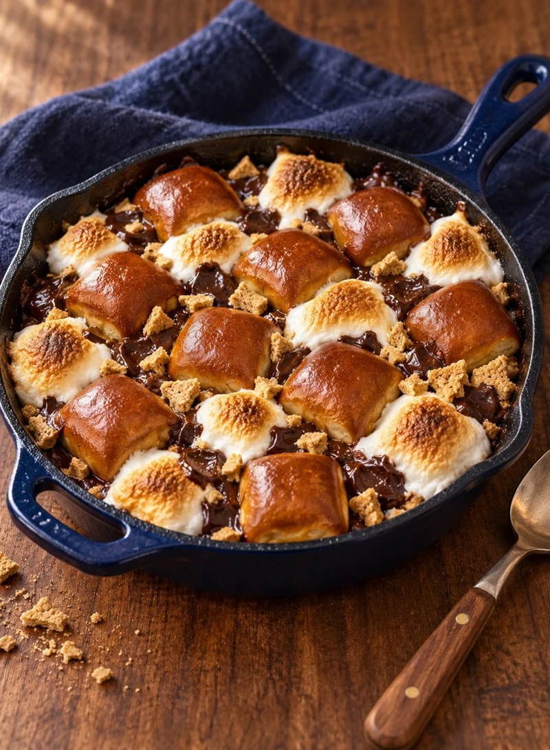 S'mores Pretzel Skillet