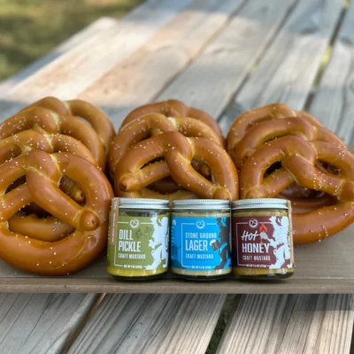 Ultimate Mustard Fan Bavarian Soft Pretzel Gift Pack
